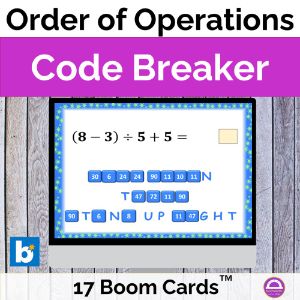 Boom Cards for Math practice activity