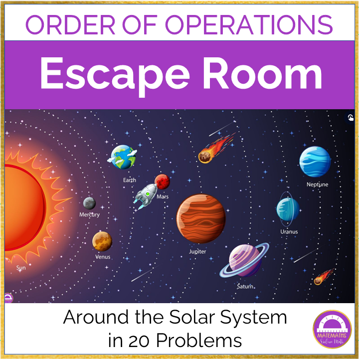 Around the Solar System | GCF and LCM Digital Escape Room!