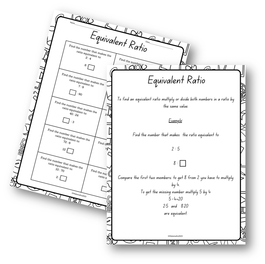 Mastering Equivalent Ratios: Free Reference Sheet & Activities