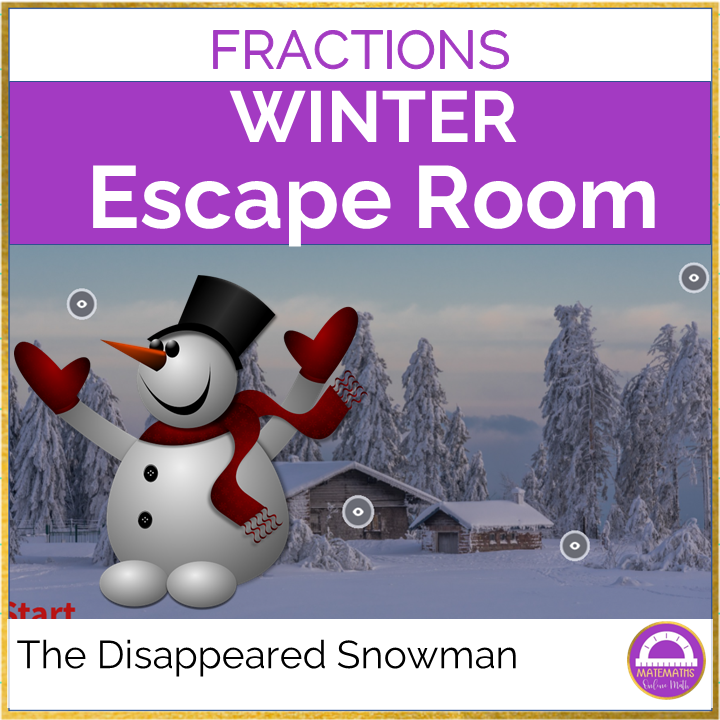 Winter Math Fractions
